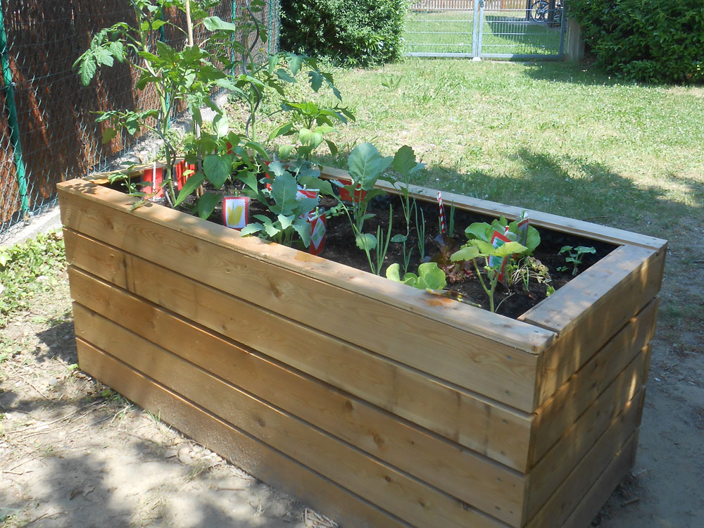 "Entdeckungskiste": Projekt Hochbeet - Diakonie Linkenheim-Hochstetten